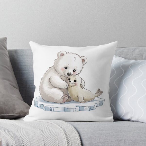 Item preview, Polar Bear and Seal on Ice designed and sold by jkrphoto.