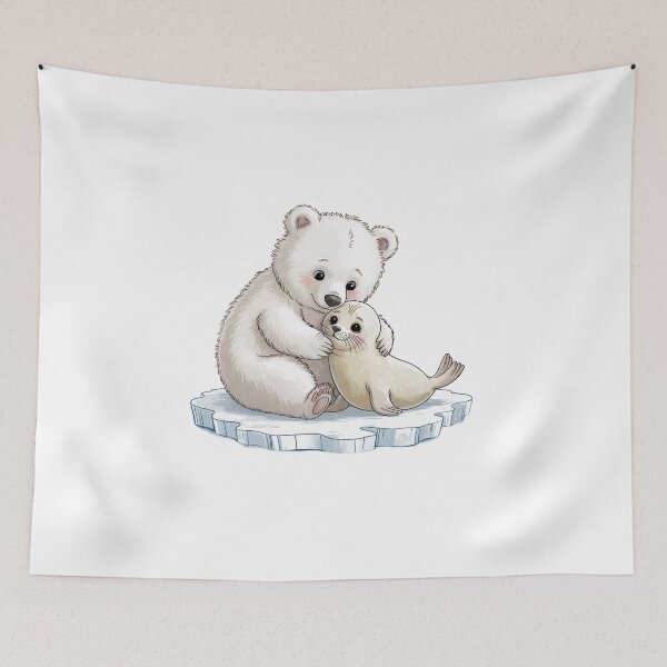 Item preview, Polar Bear and Seal on Ice designed and sold by jkrphoto.