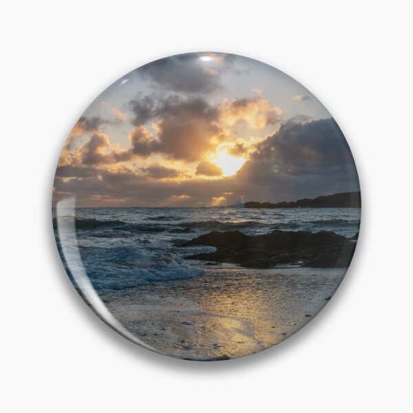 Item preview, Winter Dawn over Eyemouth Beach designed and sold by Kasia Design.