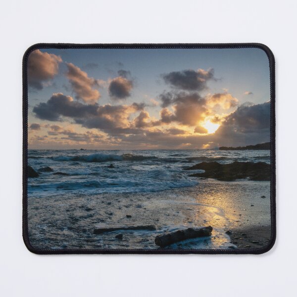 Item preview, Winter Dawn over Eyemouth Beach designed and sold by Kasia Design.