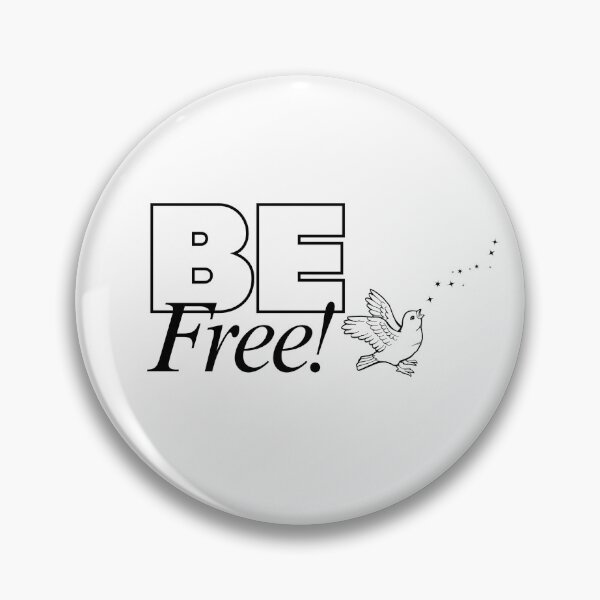 Artikelvorschau, " Be Free - Minimalist Typography with Flying Bird" entworfen und verkauft von HappyMamaS.