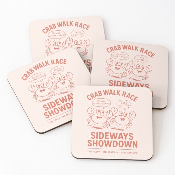 Item preview, Sideways Crab Walk Race Showdown designed and sold by PrintSmithArt.