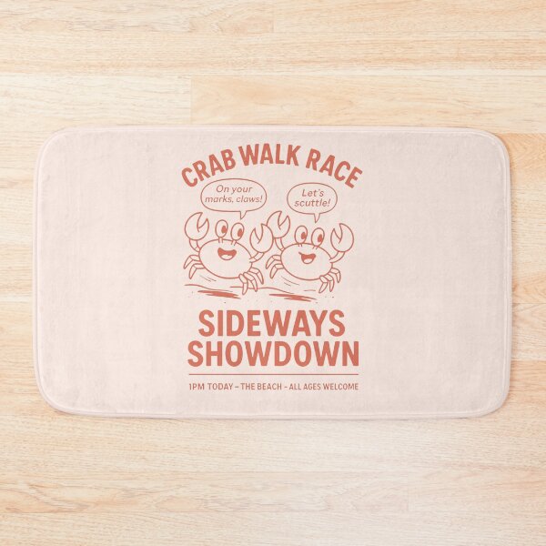 Item preview, Sideways Crab Walk Race Showdown designed and sold by PrintSmithArt.