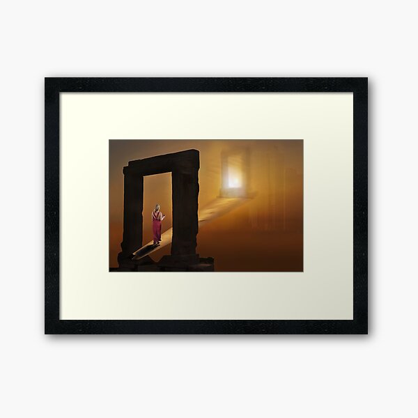 Beyond the Portal Framed Art Print