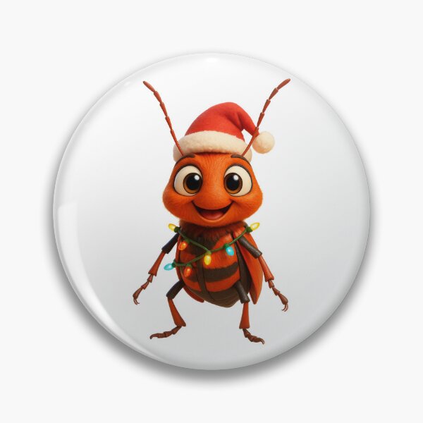 Item preview, Christmas Soldier Beetle designed and sold by Sillytoe.