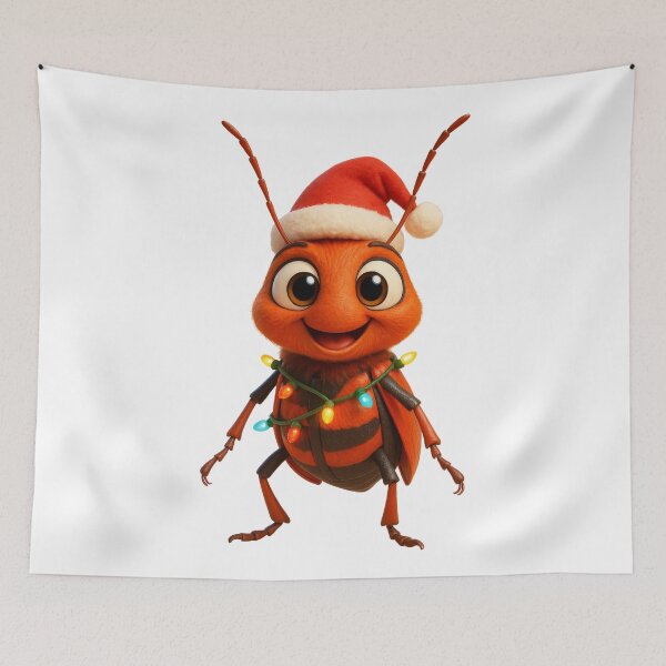 Item preview, Christmas Soldier Beetle designed and sold by Sillytoe.