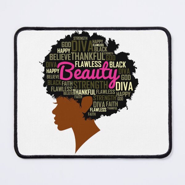 Item preview, Black beauty diva Afro lady inspirational designed and sold by sibrina1.