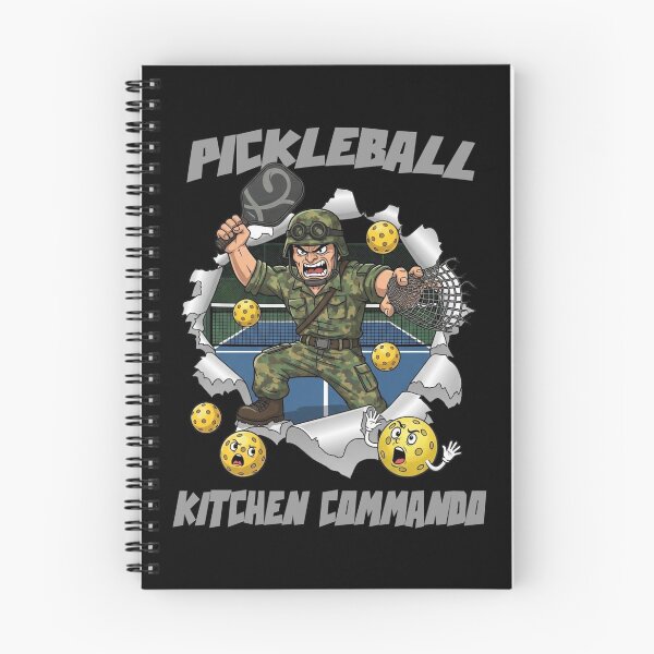 Item preview, Funny Pickleball Kitchen Commando Mascot designed and sold by SportsT-Shirts.