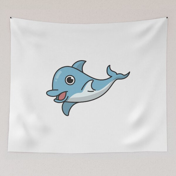 Item preview, Dolphin dolphin animal gift cartoon sea nature designed and sold by Franja2.