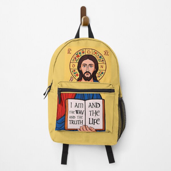 Item preview, Orthodox icon of Jesus Christ in GTA poster style designed and sold by diWINe merch.
