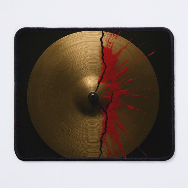 Item preview, Cracked Cymbal Blood Splatter Music Cinema Movie designed and sold by Cine8.