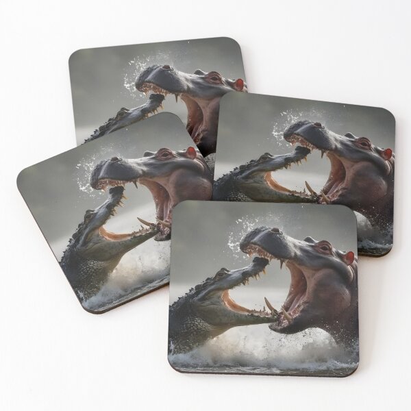 Item preview, Savage Battle: Hippo vs Crocodile Clash designed and sold by internetwatcher.