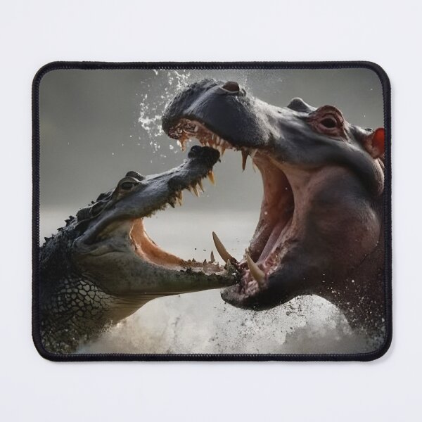 Item preview, Savage Battle: Hippo vs Crocodile Clash designed and sold by internetwatcher.