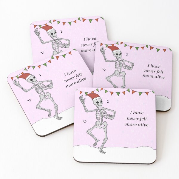 Item preview, Christmas skeleton print designed and sold by Hevwaz.