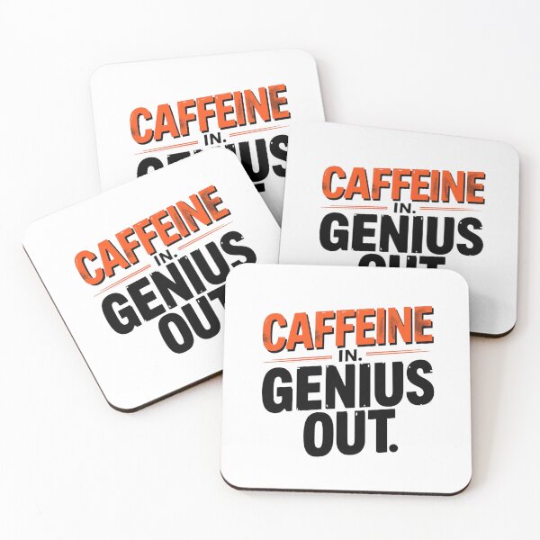 Item preview, Caffeine in genius out - coffee loverful - Caffeine engineers  designed and sold by Happyhoo1.