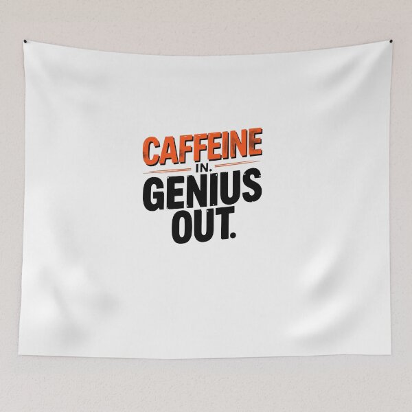 Item preview, Caffeine in genius out - coffee loverful - Caffeine engineers  designed and sold by Happyhoo1.