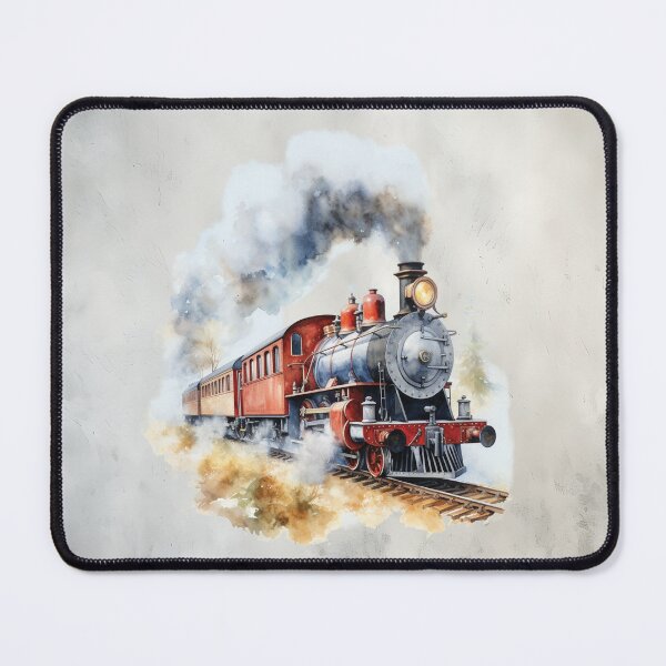 Item preview, “Ghost Rail Express – Through the Veil of Fog” designed and sold by MysticOzzy.