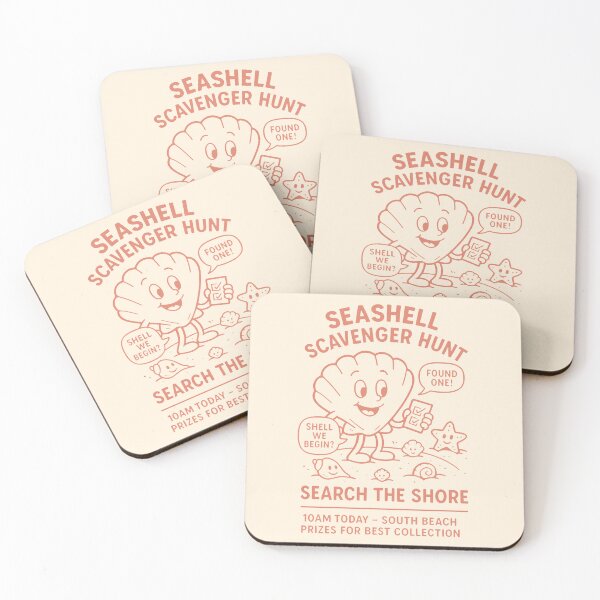 Item preview, Sunny Seashell Scavenger Hunt Fun designed and sold by PrintSmithArt.
