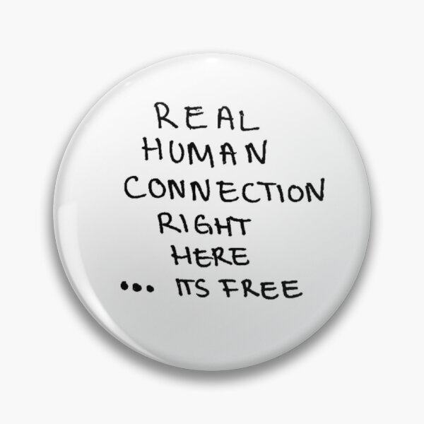 Item preview, human connection word tee designed and sold by cncptual.