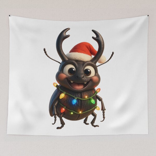 Item preview, Christmas Stag Beetle designed and sold by Sillytoe.