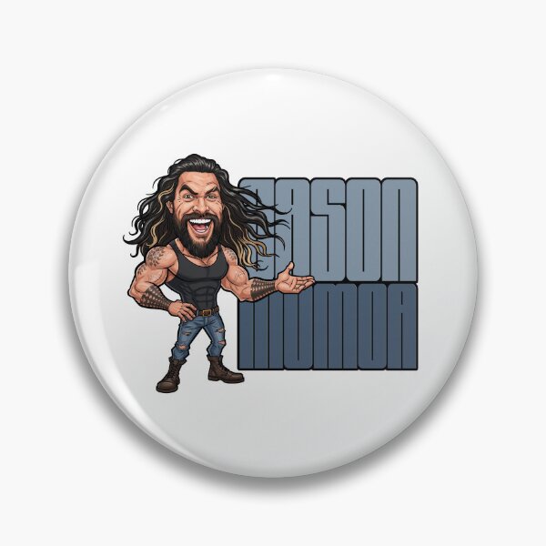 Item preview, Funny Jason Momoa caricature designed and sold by vectorlove.