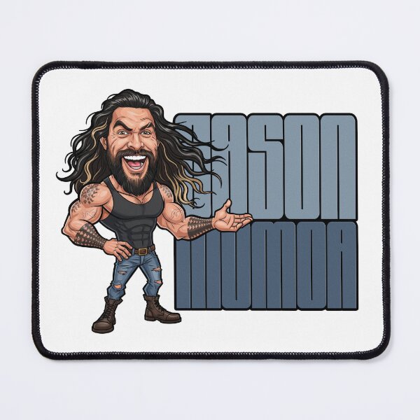 Item preview, Funny Jason Momoa caricature designed and sold by vectorlove.