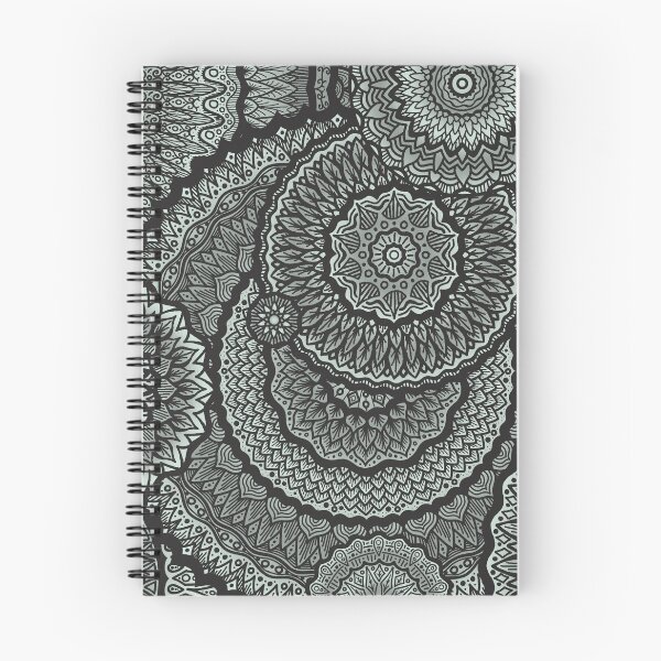 Item preview, Raindrop Ripple Radials Monochrome designed and sold by Briarwolf Art.