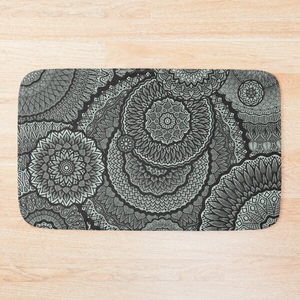 Item preview, Raindrop Ripple Radials Monochrome designed and sold by Briarwolf Art.