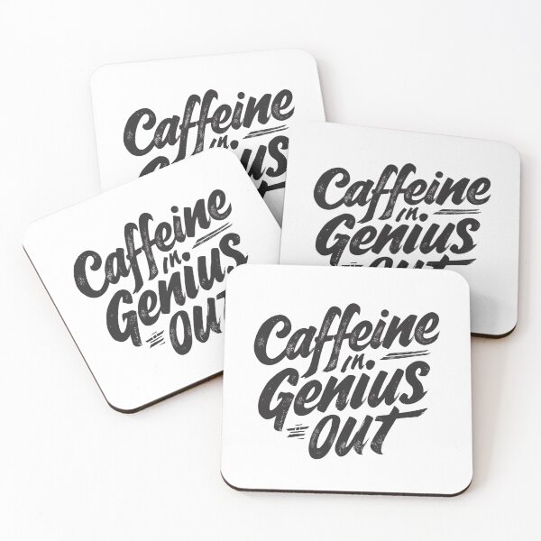 Item preview, Caffeine in genius out - coffee loverful - Caffeine engineers  designed and sold by Happyhoo1.