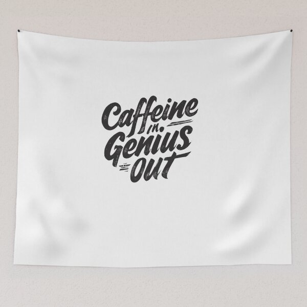 Item preview, Caffeine in genius out - coffee loverful - Caffeine engineers  designed and sold by Happyhoo1.