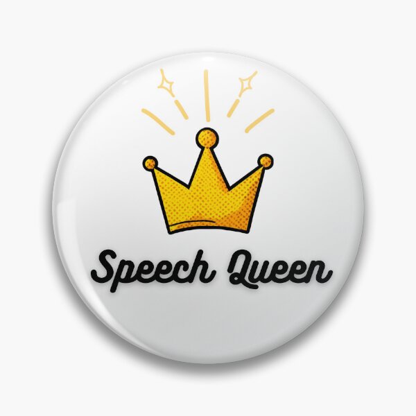 Item preview, SLP Speech Queen Speech Language Pathologist designed and sold by NicoleSLP.