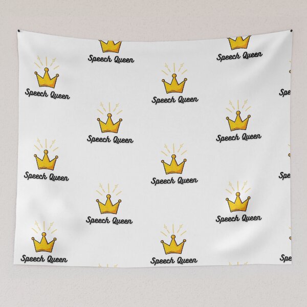 Item preview, SLP Speech Queen Speech Language Pathologist designed and sold by NicoleSLP.