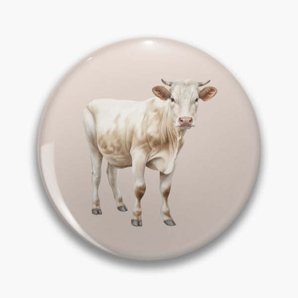 Item preview, British White Cow designed and sold by Violet Peonies.