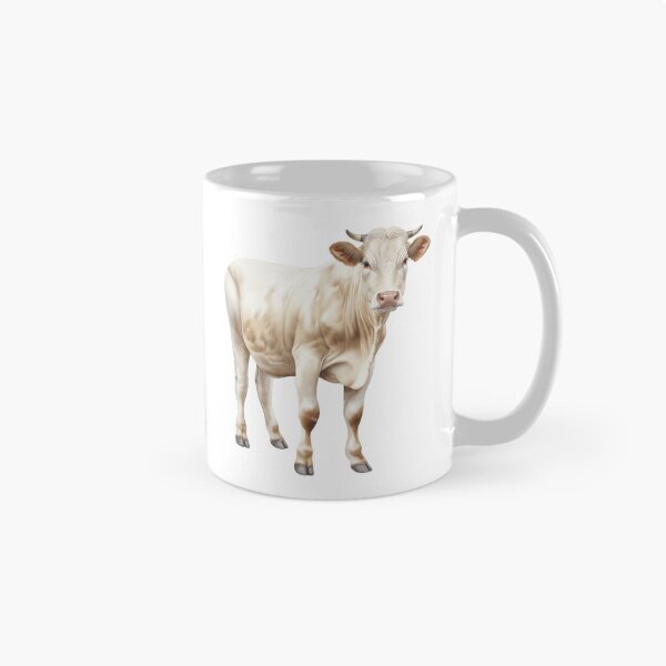 Aperçu de l'œuvre Vache blanche britannique créée et vendue par Violet Peonies.