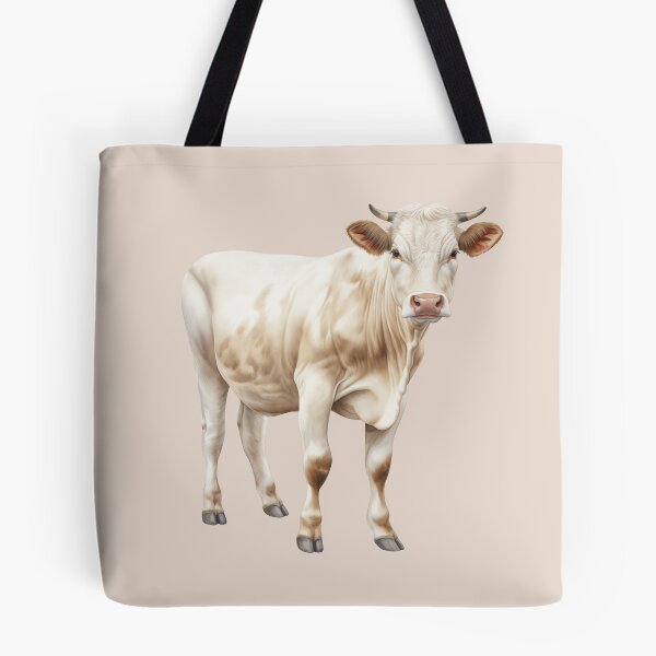 Item preview, British White Cow designed and sold by Violet Peonies.