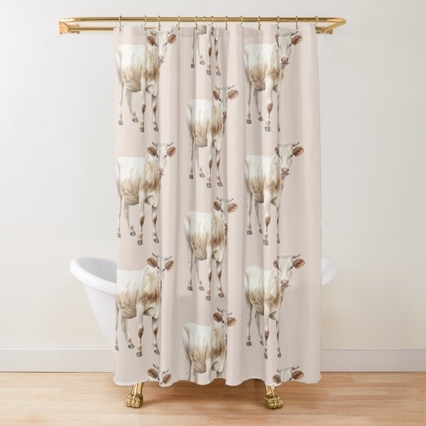 Item preview, British White Cow designed and sold by Violet Peonies.