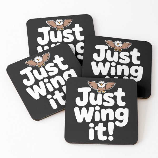 Item preview, Just Wing It! Funny Eagle Pun designed and sold by PMCreative.