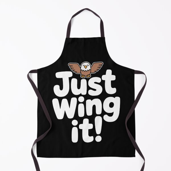 Item preview, Just Wing It! Funny Eagle Pun designed and sold by PMCreative.