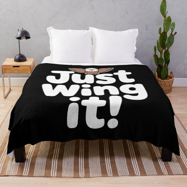 Item preview, Just Wing It! Funny Eagle Pun designed and sold by PMCreative.