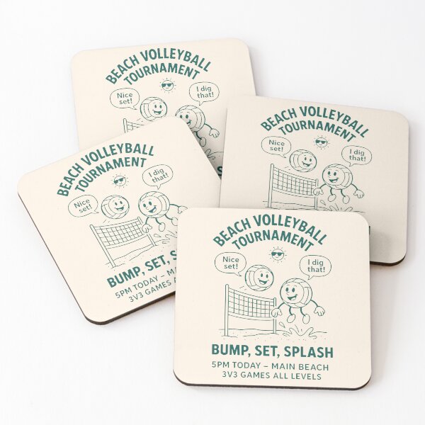 Item preview, Bump Set Splash Volleyball Tournament designed and sold by PrintSmithArt.