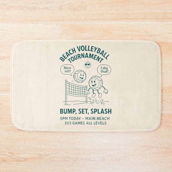 Item preview, Bump Set Splash Volleyball Tournament designed and sold by PrintSmithArt.