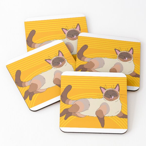 Item preview, Playful cat print  designed and sold by Hevwaz.