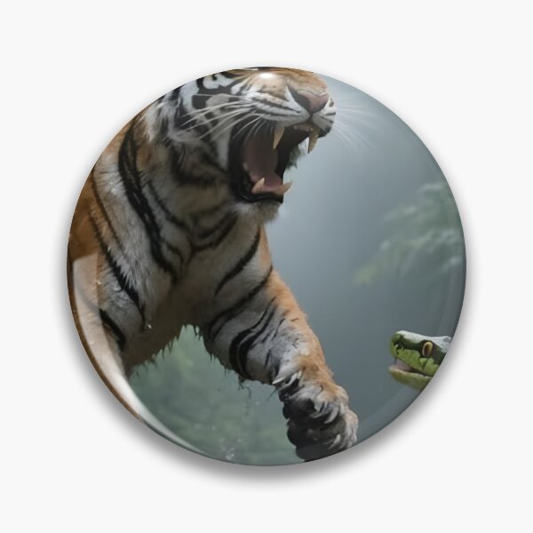 Item preview, Jungle Clash: Tiger vs Serpent designed and sold by internetwatcher.