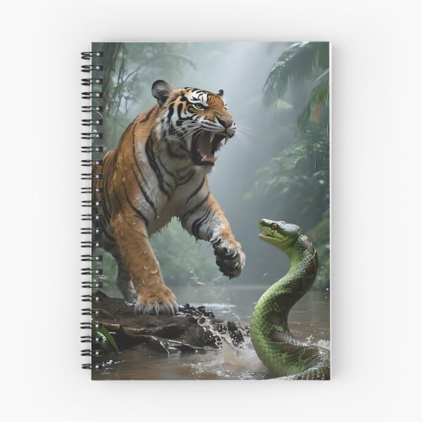Item preview, Jungle Clash: Tiger vs Serpent designed and sold by internetwatcher.