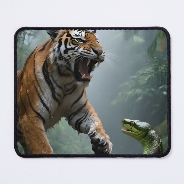 Item preview, Jungle Clash: Tiger vs Serpent designed and sold by internetwatcher.