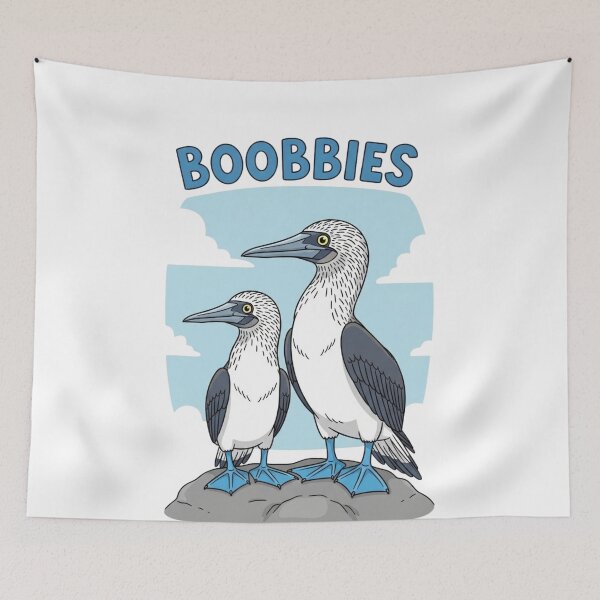 Item preview, Blue-footed booby Funny Birder designed and sold by FitEnvy.