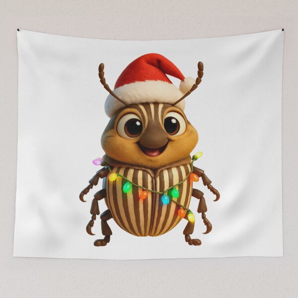 Item preview, Christmas Ten-Lined June Beetle designed and sold by Sillytoe.