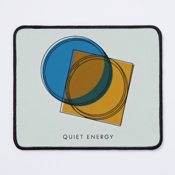 Item preview, Quiet Energy Overlapping Circle Square Minimalist Geometric Design designed and sold by SplashTastic.
