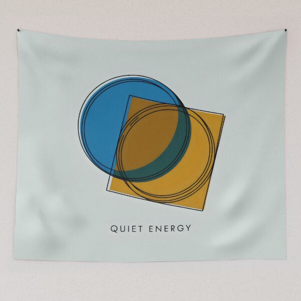 Item preview, Quiet Energy Overlapping Circle Square Minimalist Geometric Design designed and sold by SplashTastic.