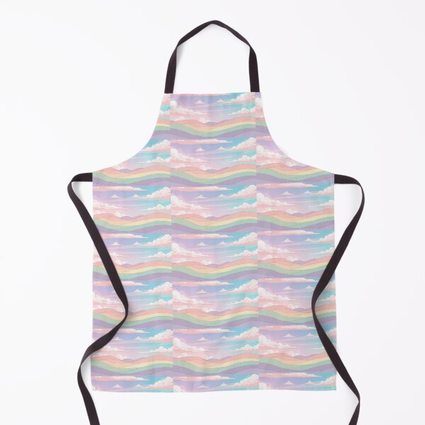 Item preview, Dreamy Pastel Landscape - Minimalist Rainbow Mountains & Soft Cloud Art designed and sold by JaneMcCarthyDNA.